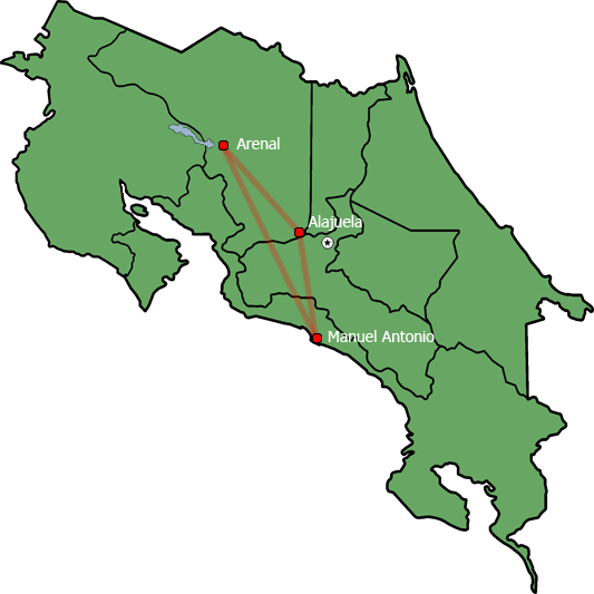 Costa Rica Fire Water Package